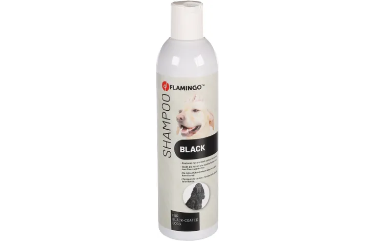 Cumpara  Șampoane și balsamuri - Flamingo шампунь BLACK COAT SHAMPOO 300ML..