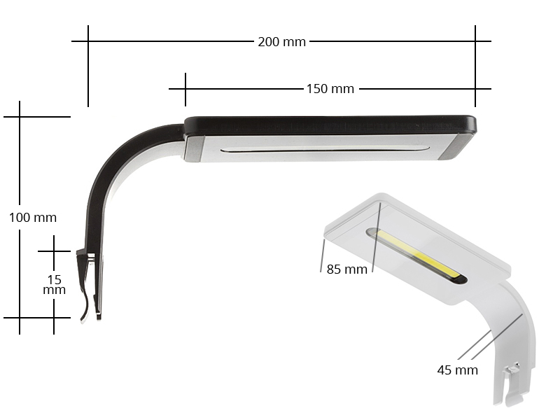 Aquael Lampă LEDDY SMART SUNNY D&N 4,8W White
