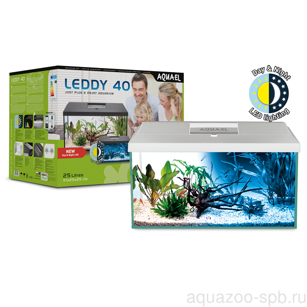 Cumpara  Acvarii - AQUAEL Aquarium set LEDDY PLUS PAP-40 D&N LED..