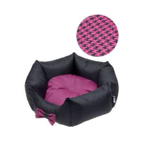 COMFY Лежак BED LOLA Black/Pink FI 45cm