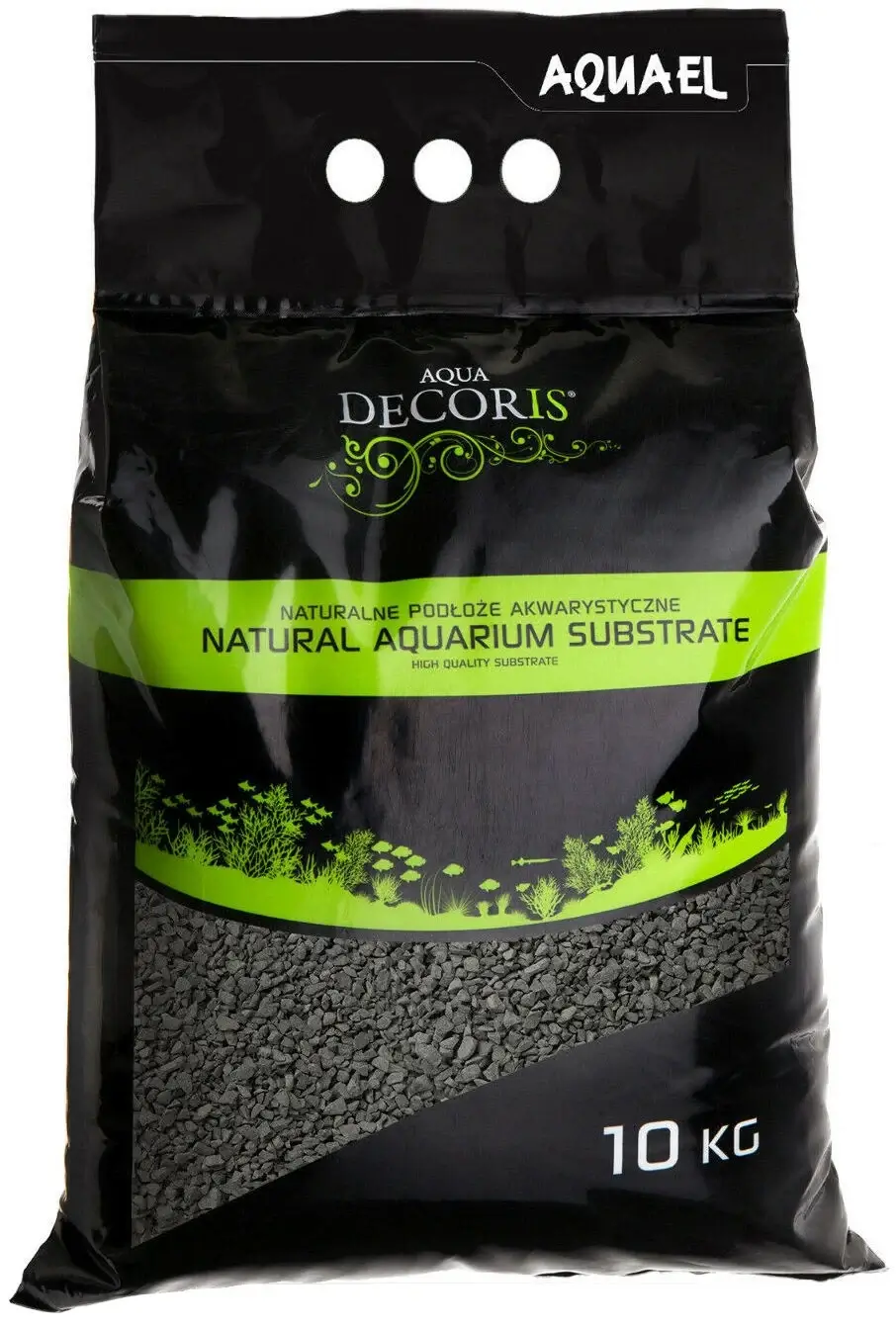 AQUAEL BASALT GRAVEL 2-4 mm 10KG..