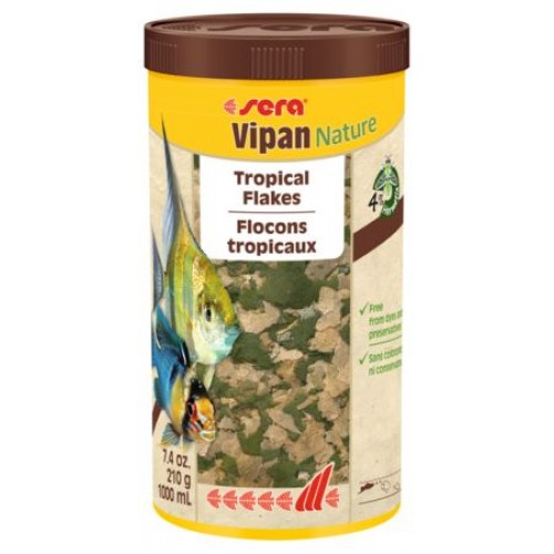 Cumpara  Hrană pentru pești și reptile - SERA Vipan Nature 1000ml (210g)..