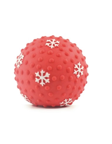 Cumpara  Cauciuc și termoplastic - Jucărie minge din latex Christmas Ball 8cm..