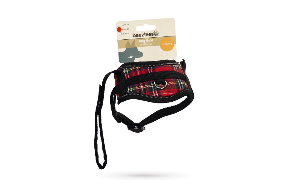 BEEZTEES Ham mini SCOTCH Red 15×36-46cm