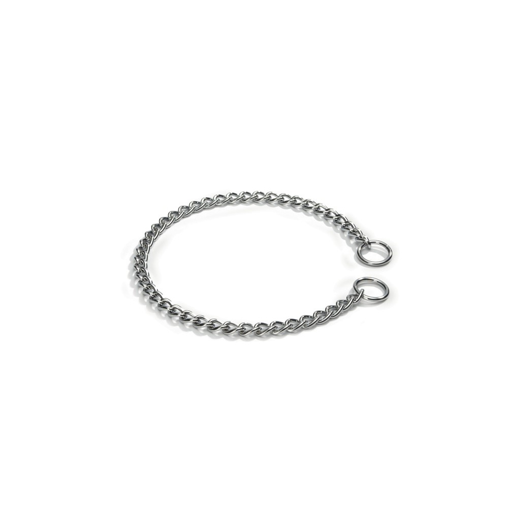 Beeztees zgardă metalică lanț Choke Chain 2,5x50