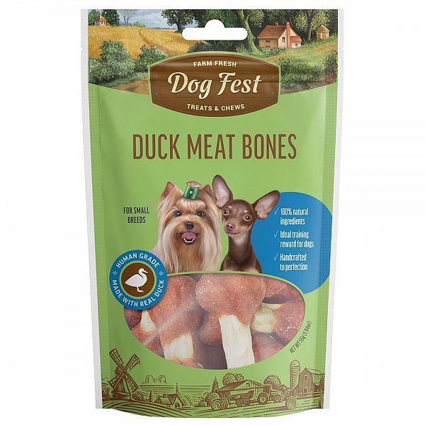 Cumpara  Carne și felii de mestecat - Dog Fest Косточки утиные, для небольших и мин..