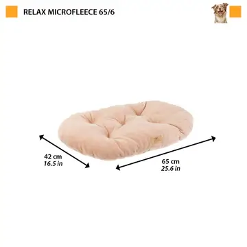 FERPLAST Подушка хлопковая RELAX 65/6 MICROFLEECE Beige