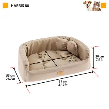 FERPLAST Диван хлопок HARRIS 80 BEIGE