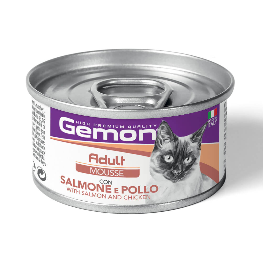 Cumpara  Hrană umedă - GEMON CAT MOUSSE ADULT SALMON/CHICKEN 85G..