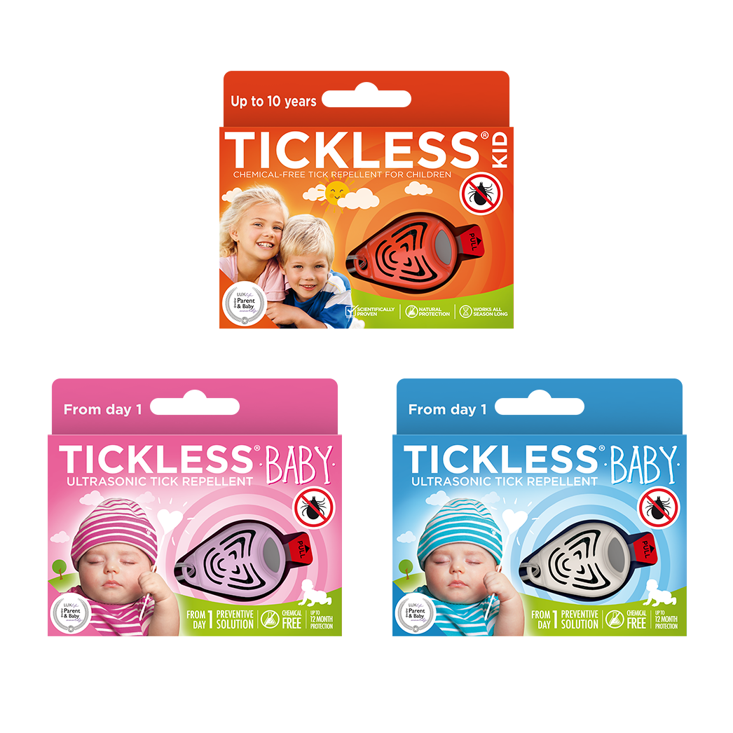 Ультразвуковой отпугиватель блох и клещей TICKLESS BABY Beige