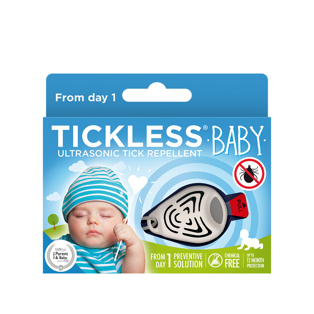 Ультразвуковой отпугиватель блох и клещей TICKLESS BABY Beige