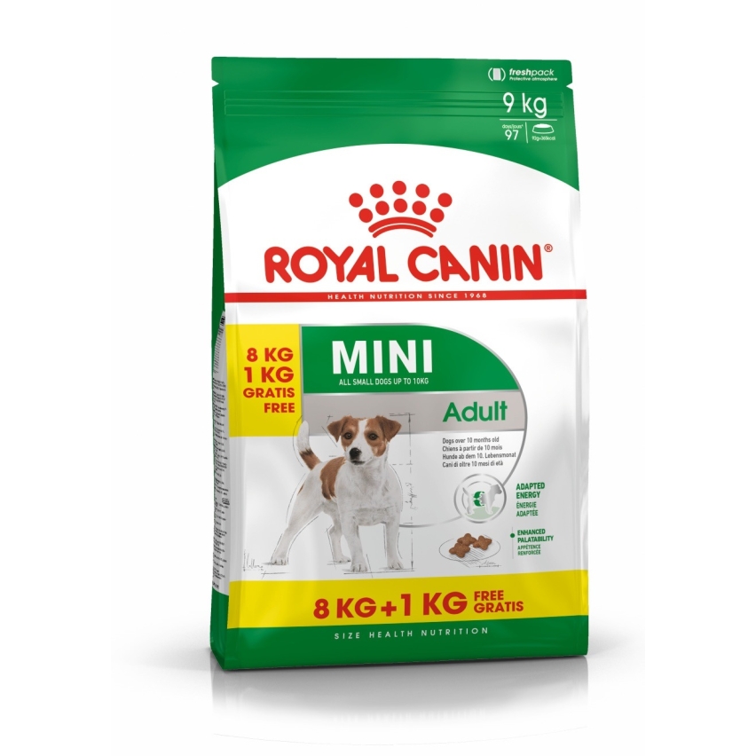 Cumpara  Hrană uscată - ROYAL CANIN MINI ADULT 8kg + 1KG..