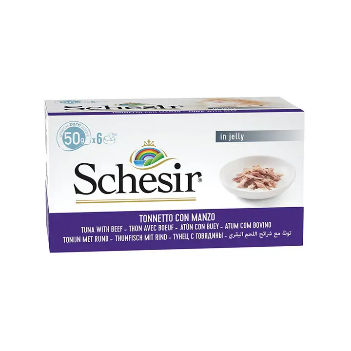 SCHESIR Cat can Tuna with Beef 6x50..