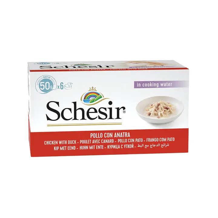 SCHESIR Cat can Chicken Fillets Wit..