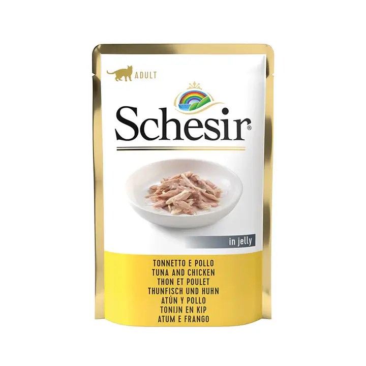 SCHESIR Cat Pouch Tuna And Chicken ..