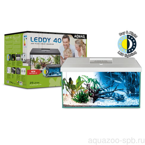 Set acvariu AQUAEL LEDDY PLUS PAP-40 D&N LED