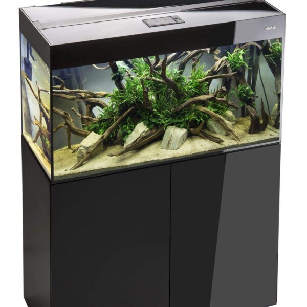 AQUAEL Acvariu GLOSSY 100 Black rect.