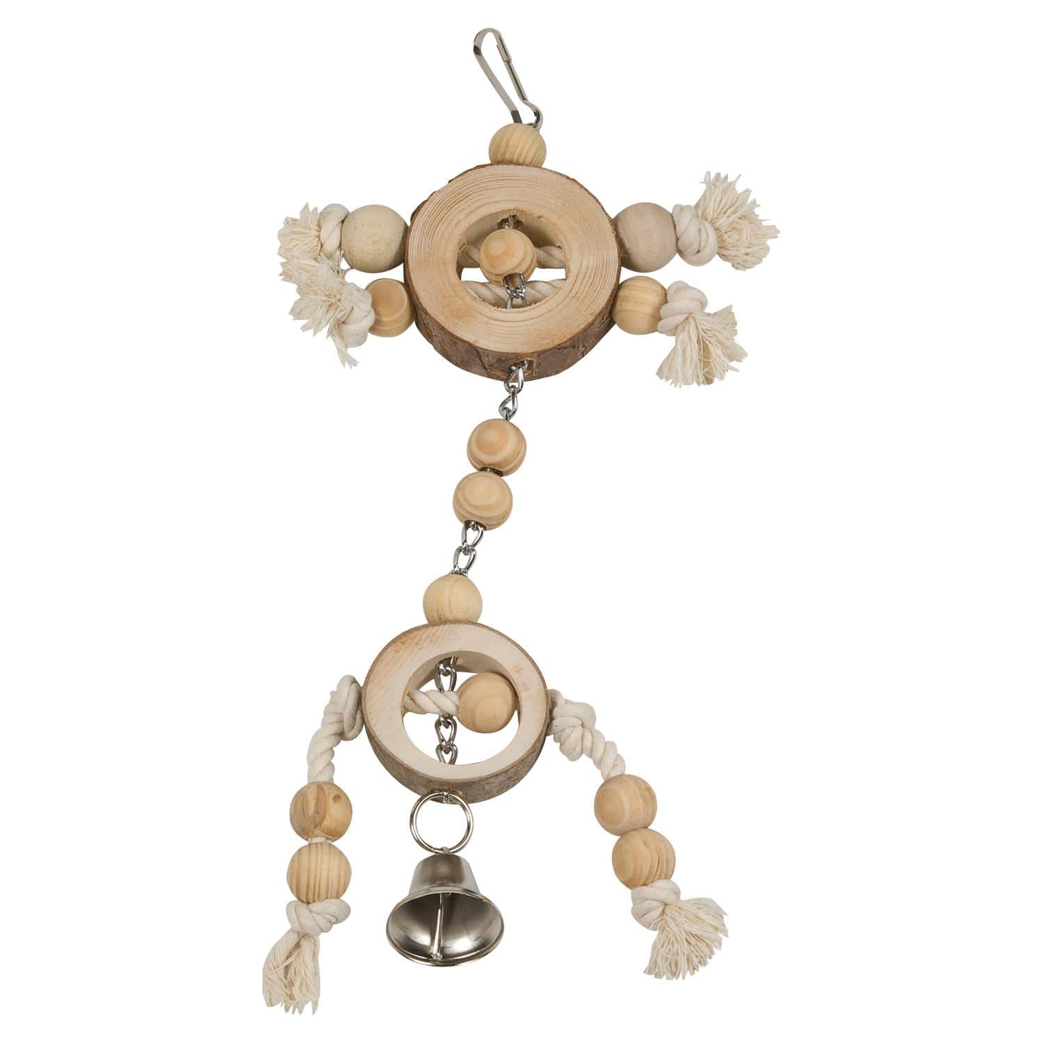 Cumpara  Pentru păsări - Игрушка для птиц Cage hanger wood with bars..