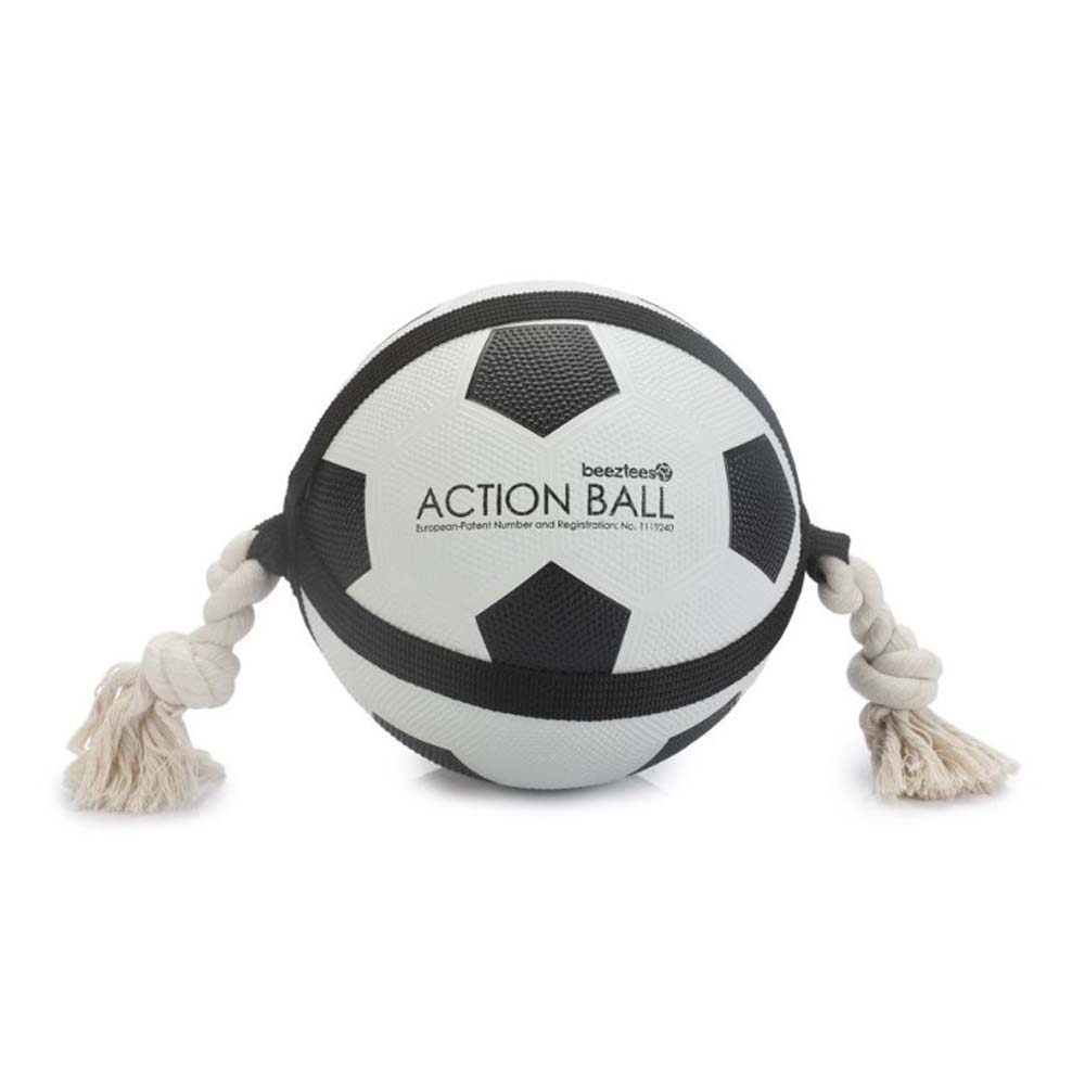 Cumpara  Cauciuc și termoplastic - BEEZTEES Резиновый мяч FOOTBALL with Rope 22c..