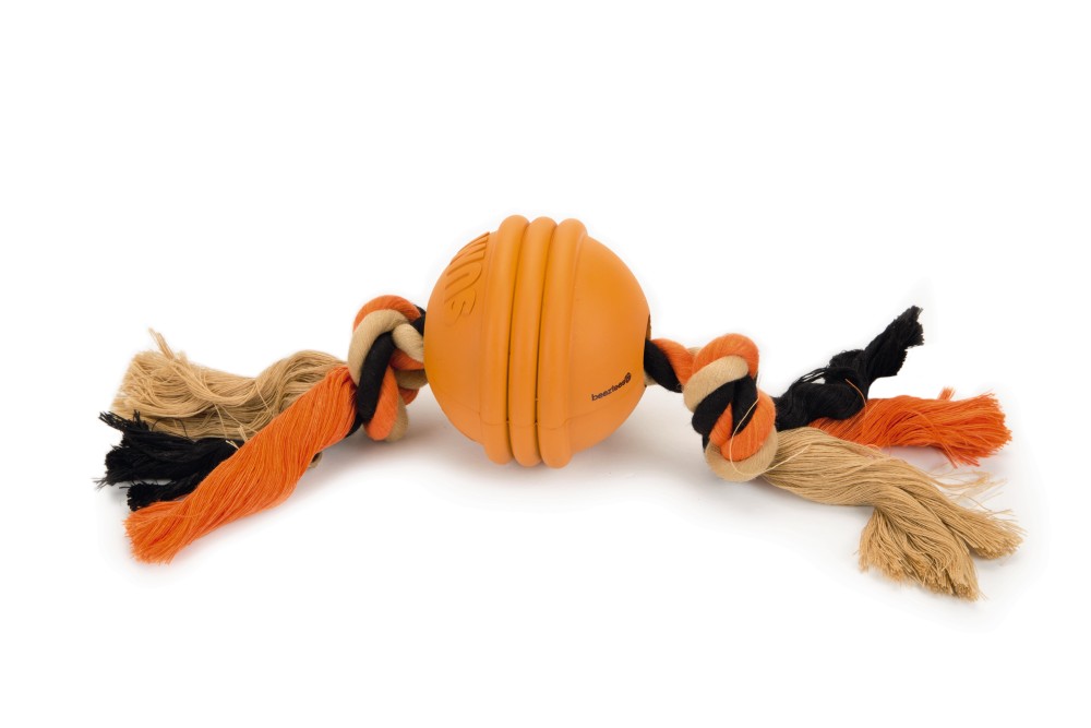 Cumpara  Cauciuc și termoplastic - BEEZTEES резиновыый мячик с веревкой SUMO FIT..