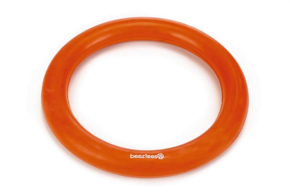 Cumpara  Cauciuc și termoplastic - BEEZTEES резиновое кольцо твердое orange 15cm..