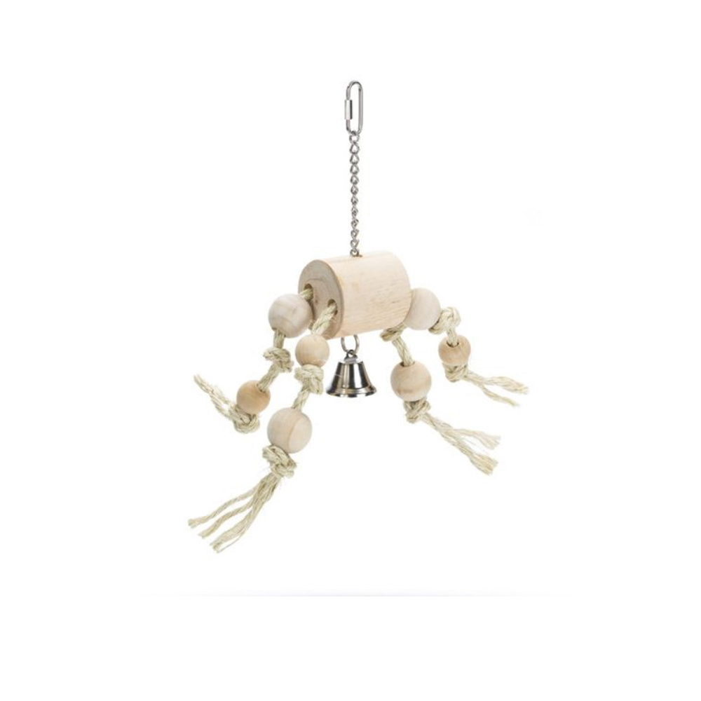 Beeztees деревянная игрушка для птиц TRUNKO 28cm