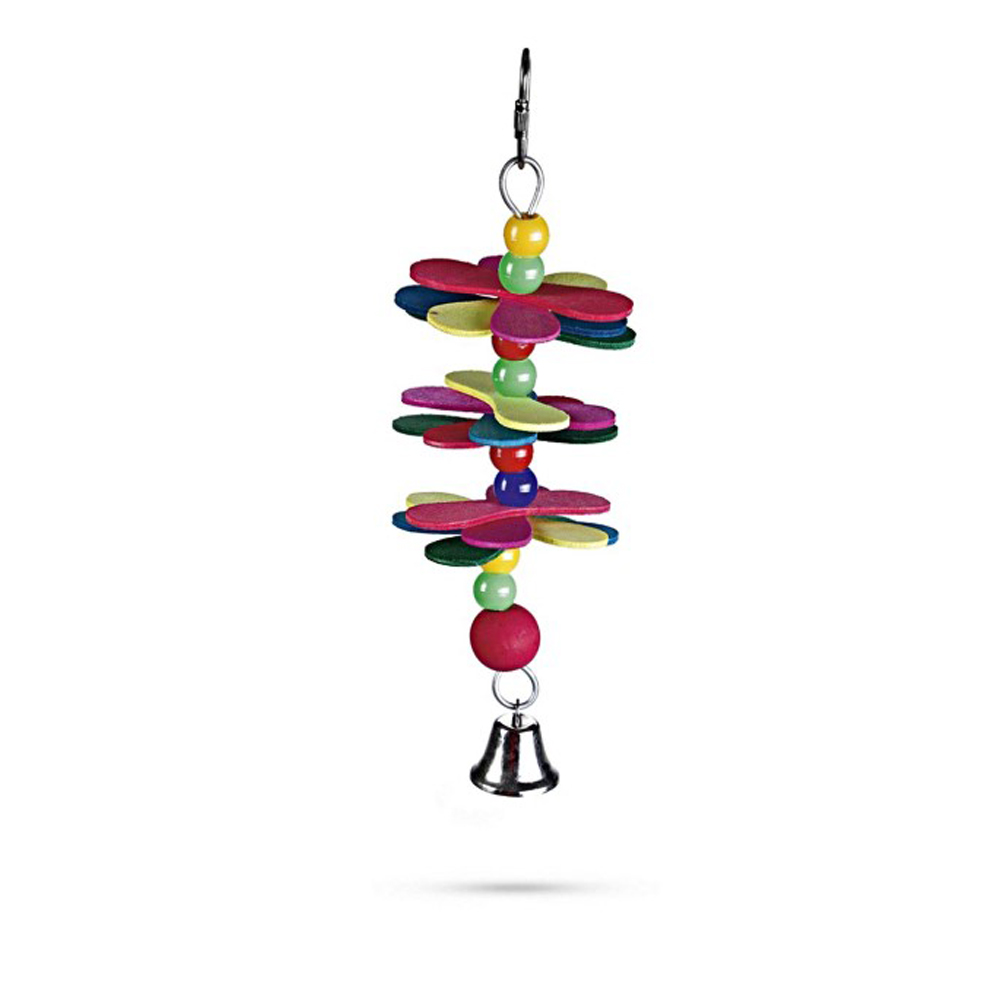 BEEZTEES деревянная игрушка для птиц TRINGLE 25cm