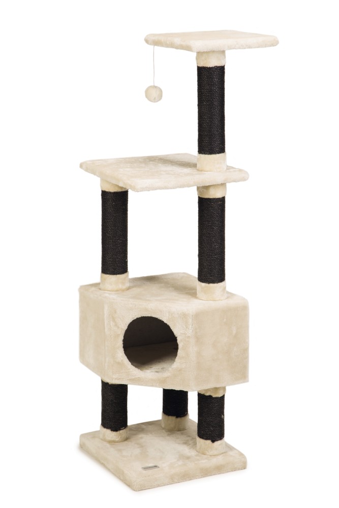 Beeztees кошачий скребок FIGADO Cream 40x40x135cm