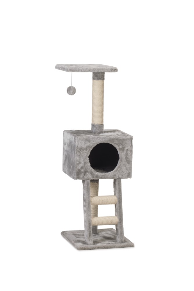 Beeztees кошачий скребок HOMIRA Grey 40x35x110cm