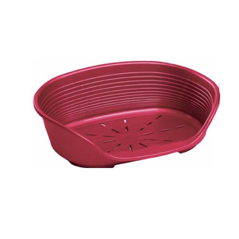 FERPLAST Лежак SIESTA DELUXE 10 Bordeaux