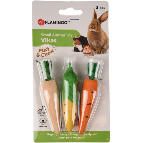 Игрушка для грызунов Vikas carrot mix