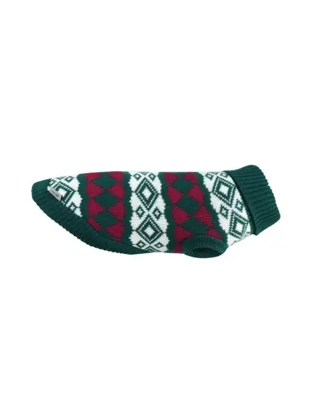 Record Свитер CERVINIA GREEN/RED M 35-36CM