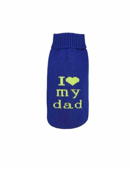 Cumpara  Haine pentru câini - Record Свитер I LOVE L/Blue XS 30CM..