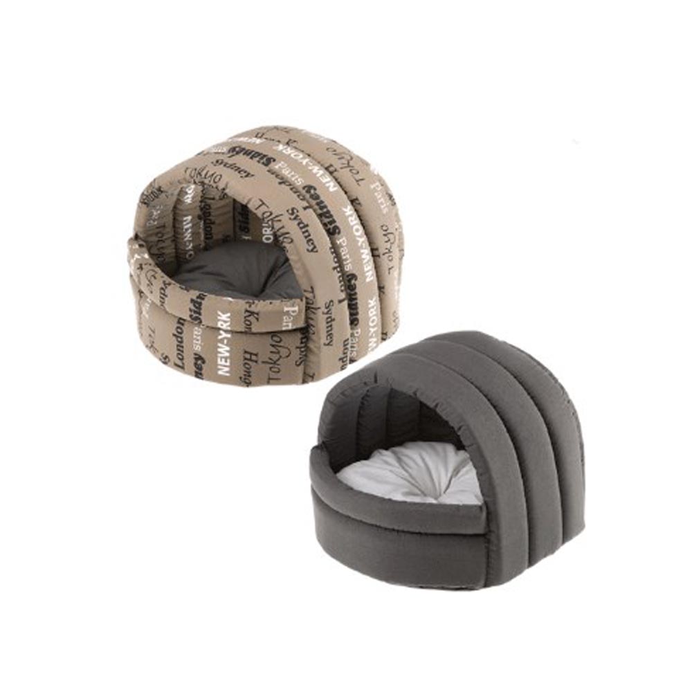 FERPLAST  Матерчатый домик ALVEO 40 BROWN-DOVE GREY
