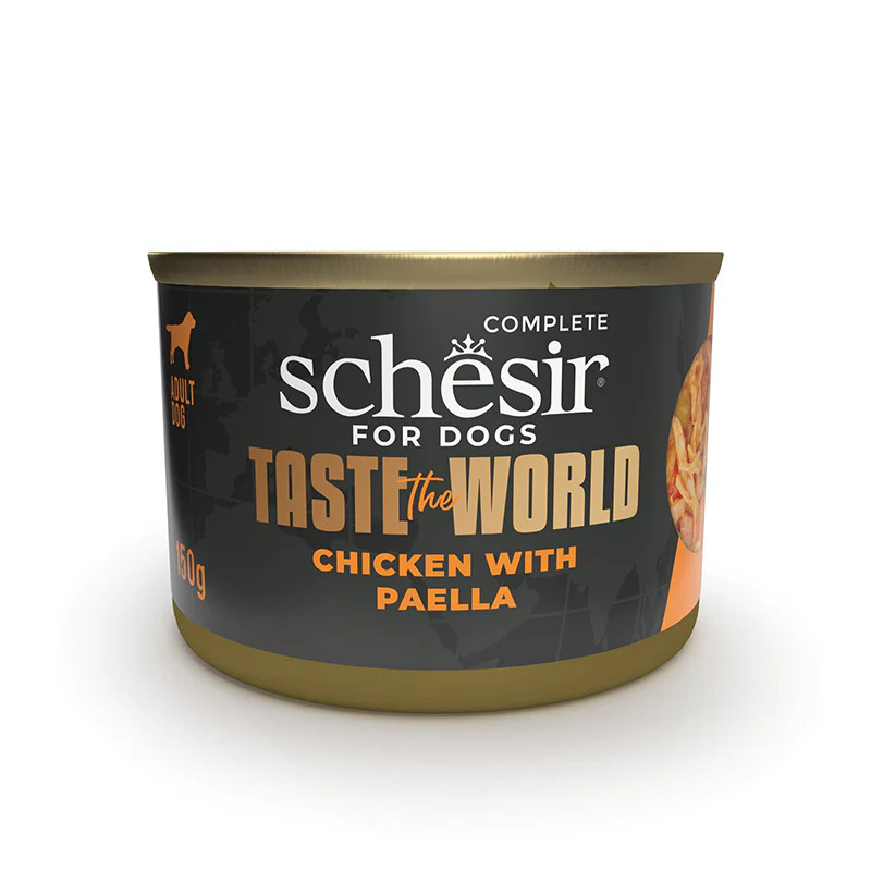 SCHESIR Taste the World Dog can Wholefood Chicken with Paella