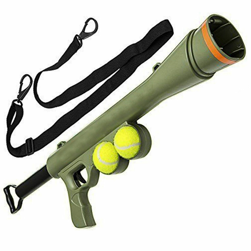 Cumpara  Cauciuc și termoplastic - Пневмо ружье BAZOOKA SHOOTER+TENNIS BALL..