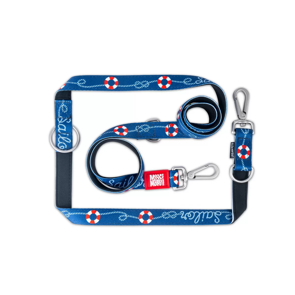 MAX & MOLLY Lesă Multi-Functional Sailor L