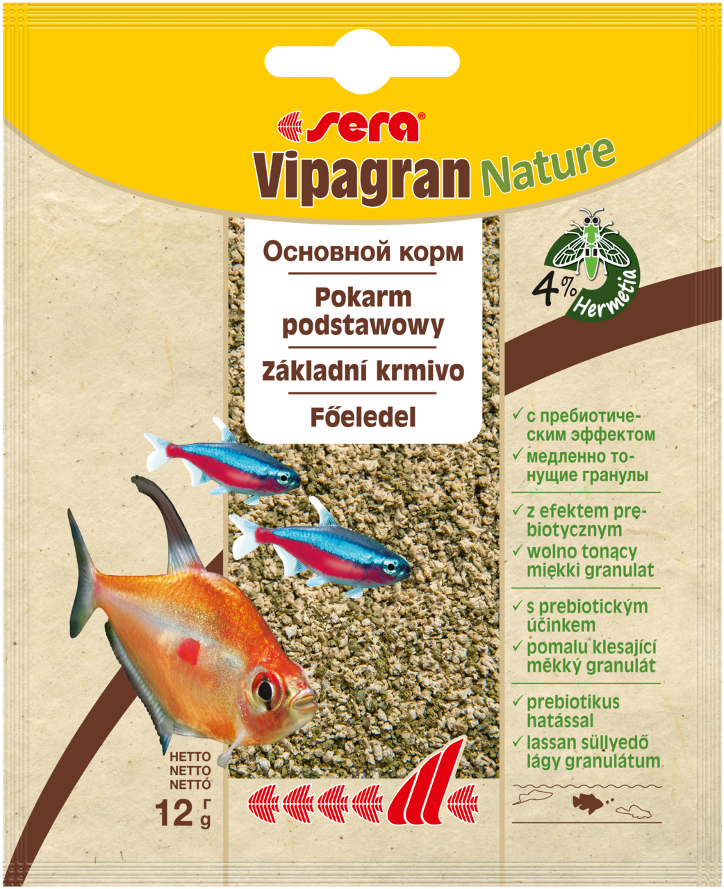 Cumpara  Hrană pentru pești și reptile - Sera Vipagran Nature 12 g..