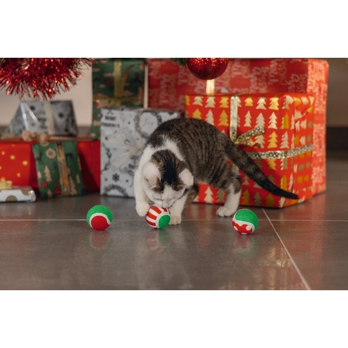 Jucarie din pluș CHRISTM TENNIS BALL