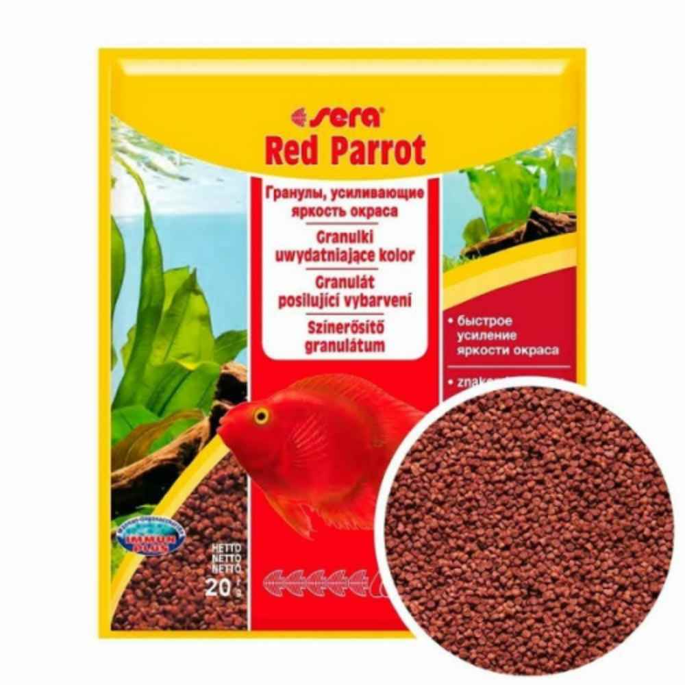 Cumpara  Hrană pentru pești și reptile - Sera red parrot 20 g..