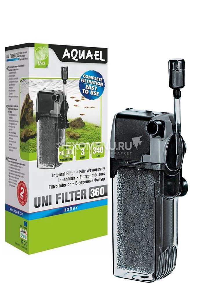 Внутренний фильтр Aquael UNIFILTER 360 EU