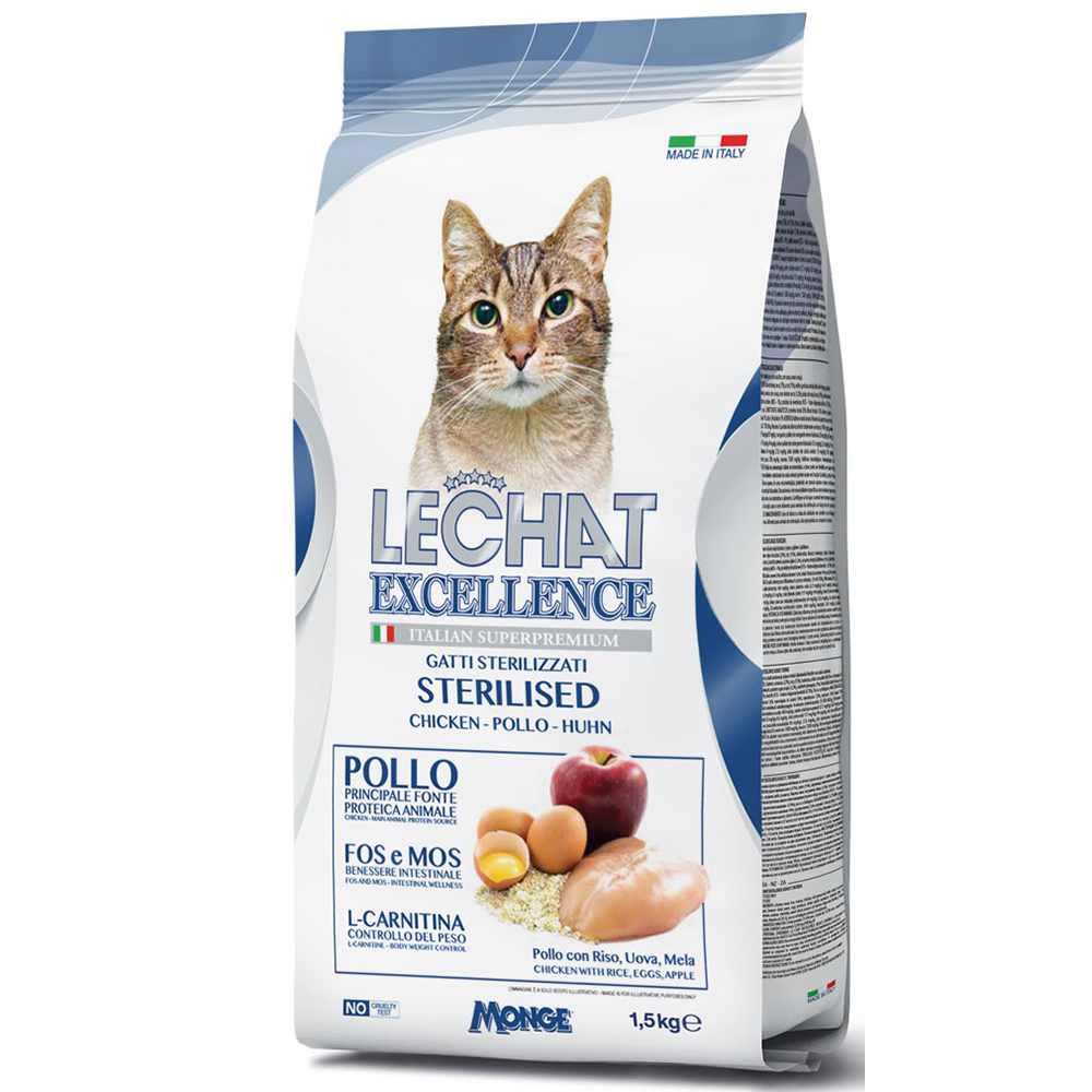 Купить  Сухой корм - LECHAT DRY EXCELLENCE STERILIZED 400gr...