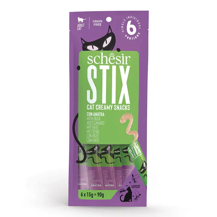SHCHESIR STIX CAT POUCH TREATS Duck..