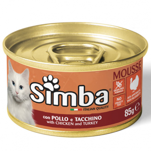 Cumpara  Pentru pisici - SIMBA CAT Pate with chicken and turkey 85gr...