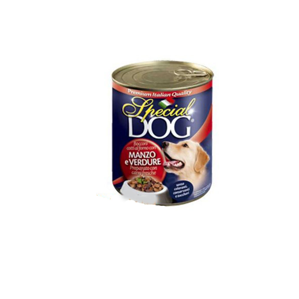 Cumpara  Hrană pentru câini - SPECIAL DOG Can Chunks with beef and vegetabl..