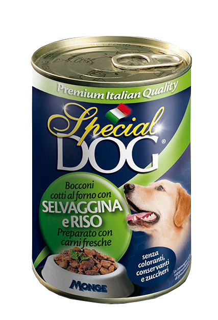SPECIAL DOG Can Chunks with rice an..