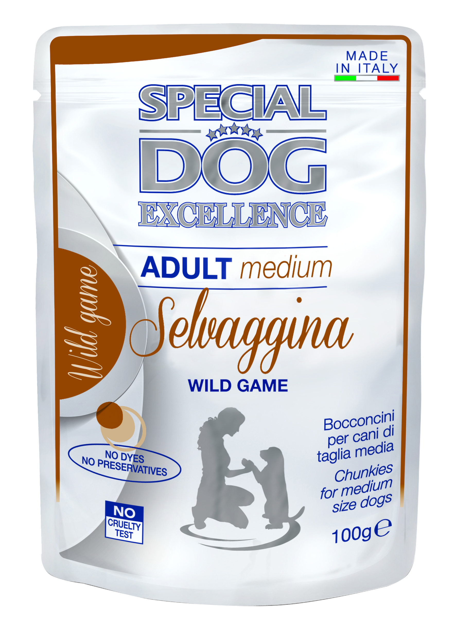 Cumpara  Hrană pentru câini - SPECIAL DOG EXC. POUCH MED ADULT WILD 100gr...