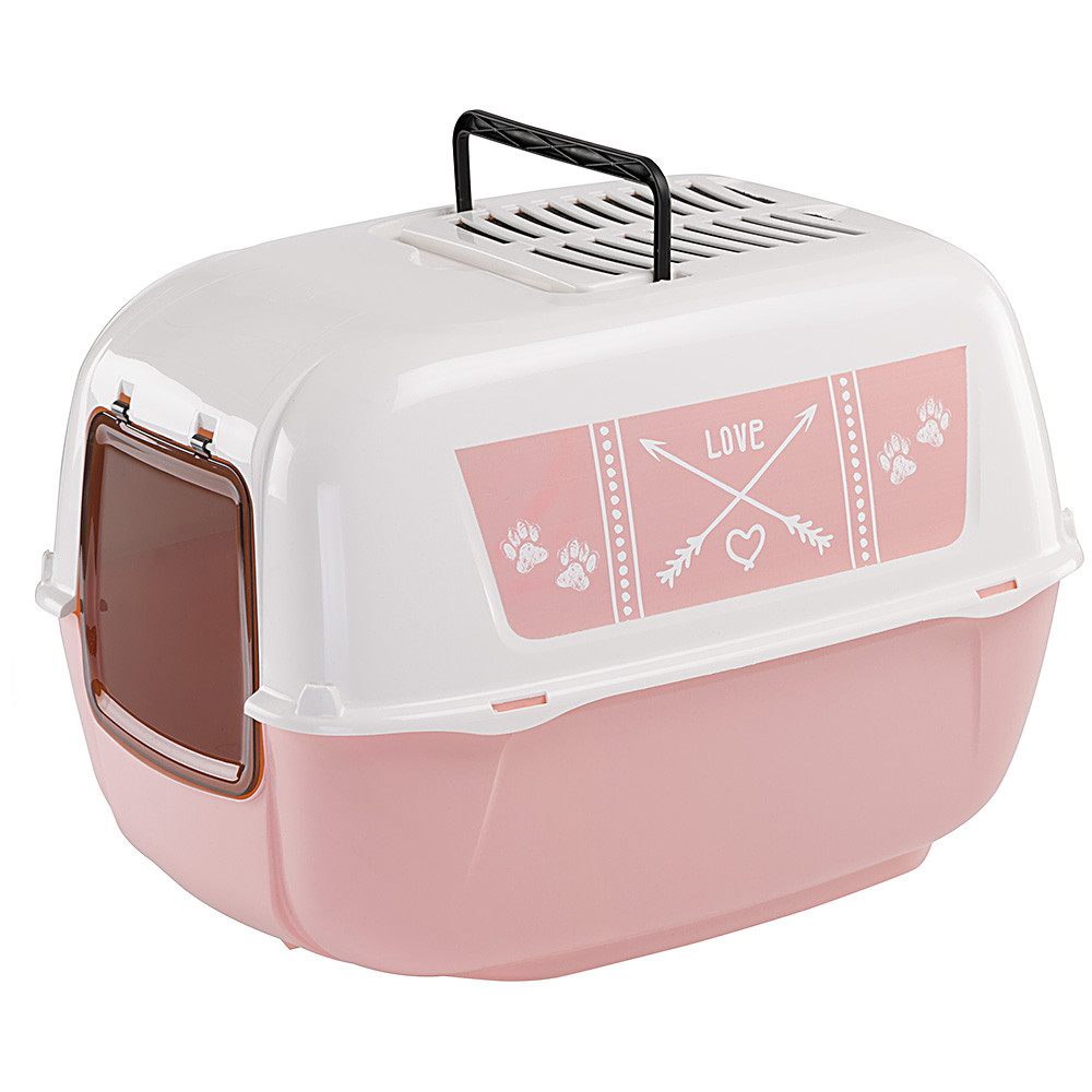 Домашний туалет для кошек PRIMA DECOR PINK