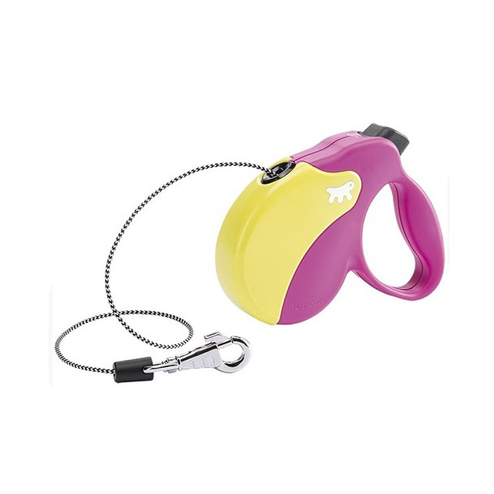 FERPLAST Рулетка AMIGO MINI CORD Fuchsia-Yellow