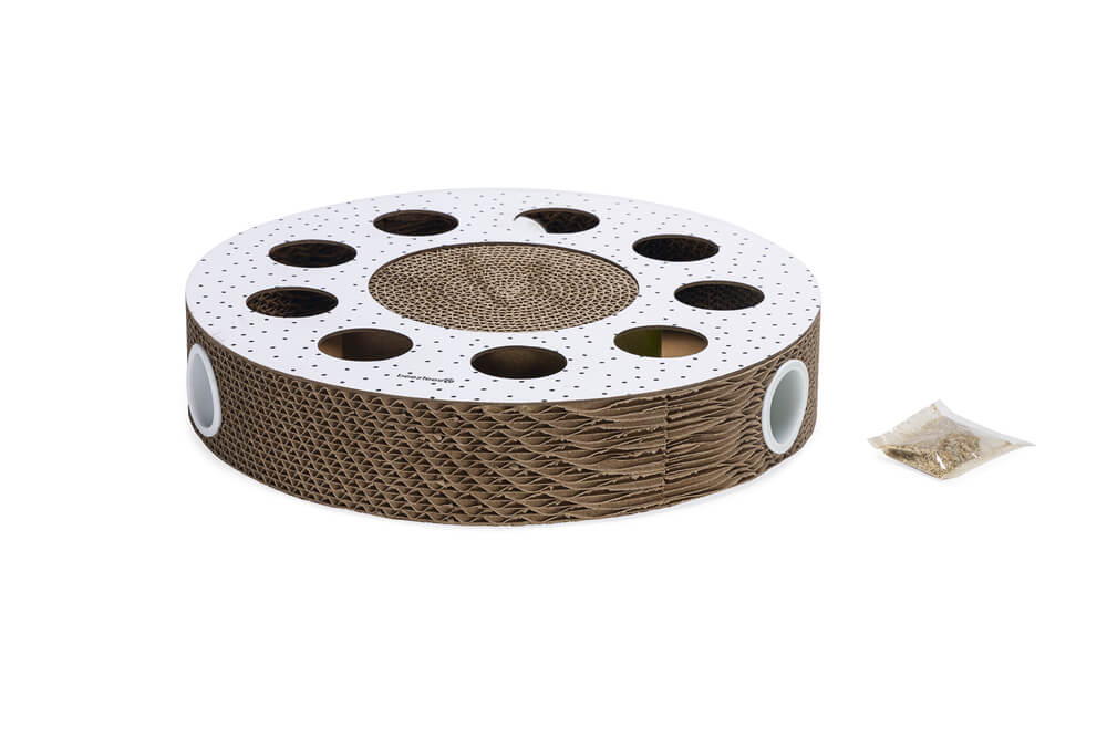 Beeztees scrubber pentru pisici carton HIDE 35cm